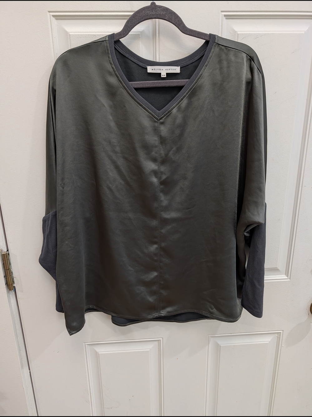 Melissa Nepton Cindy Satin Top View 2